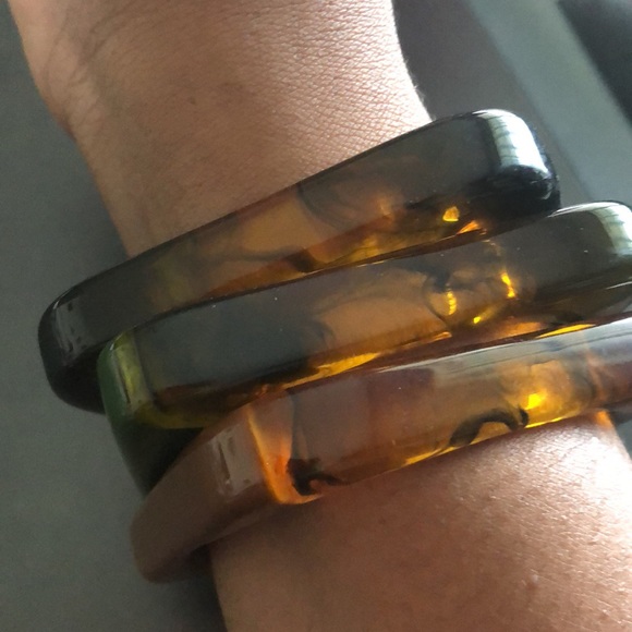 Beautiful bangles. 3 in this stack. - Picture 2 of 4